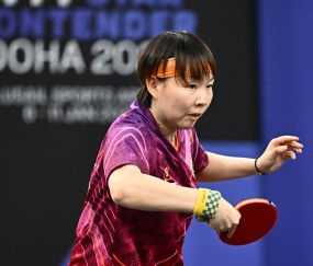 朱雨玲3-0杜凯琹晋级新加坡大满贯女单32强，将战平野美宇
